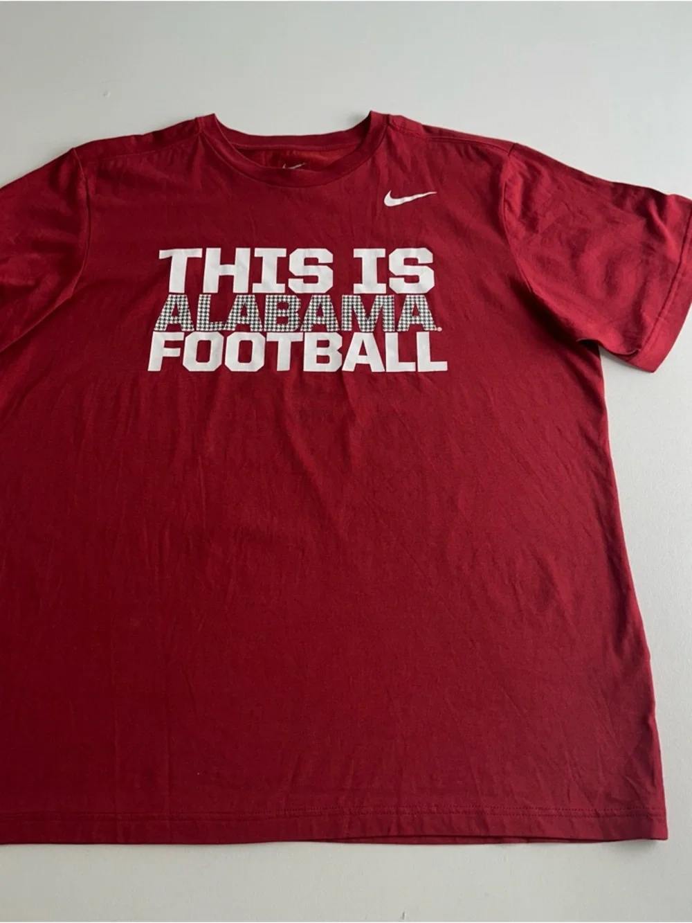 Nike Men's Alabama Football Short‎ Sleeve T-Shirt - Crimson men size XXL